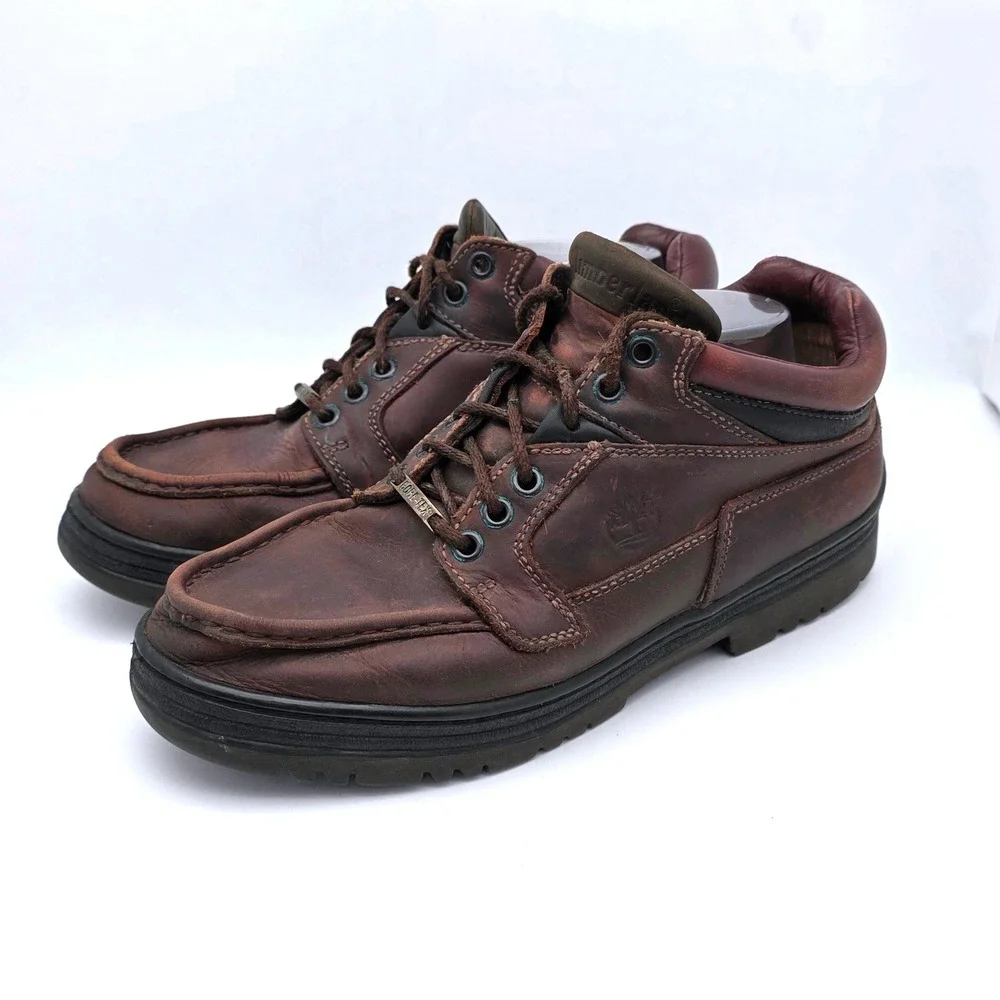 VTG Timberland Icon‎ Chukka Gore-Tex Mens 9.5 Leather Waterproof Work Boots